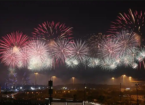 睢宁县焰火晚会